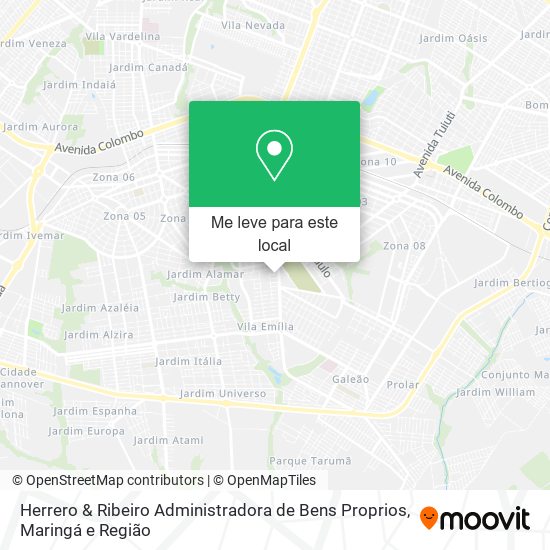 Herrero & Ribeiro Administradora de Bens Proprios mapa