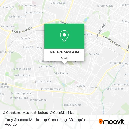 Tony Ananias Marketing Consulting mapa