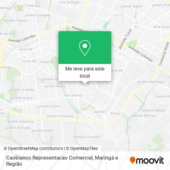 Caobianco Representacao Comercial mapa