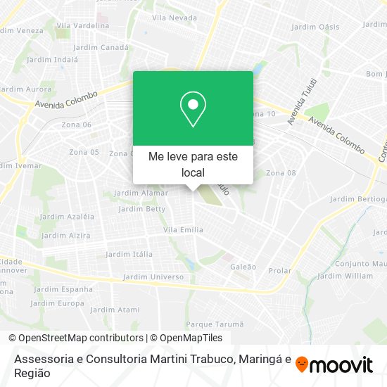 Assessoria e Consultoria Martini Trabuco mapa