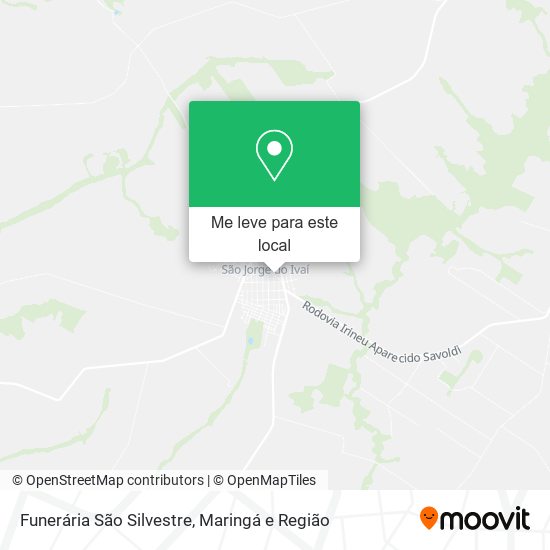 Funerária São Silvestre mapa