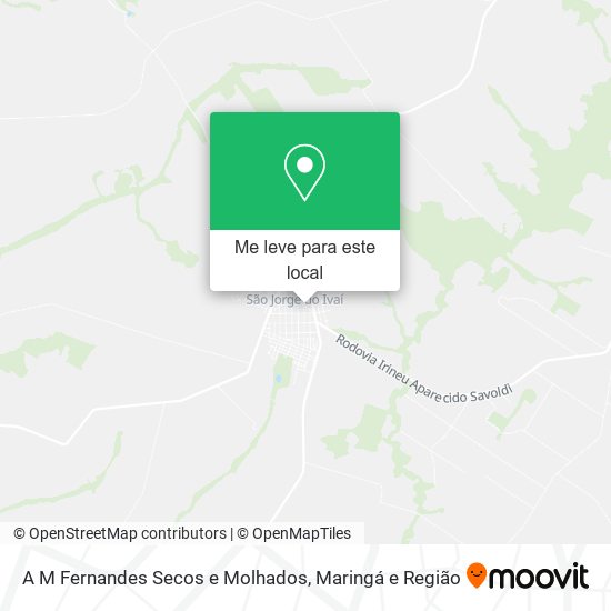 A M Fernandes Secos e Molhados mapa