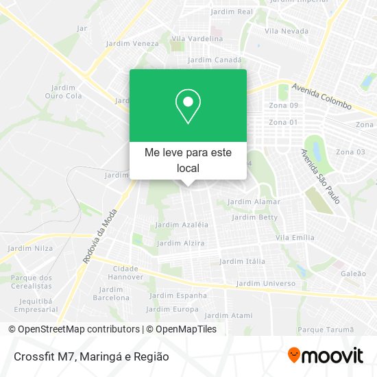 Crossfit M7 mapa