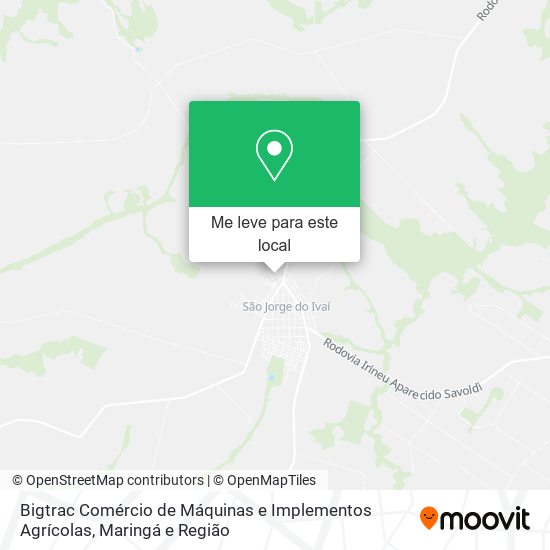 Bigtrac Comércio de Máquinas e Implementos Agrícolas mapa