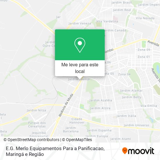 E.G. Merlo Equipamentos Para a Panificacao mapa