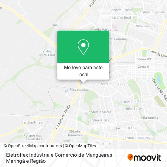 Eletroflex Indústria e Comércio de Mangueiras mapa