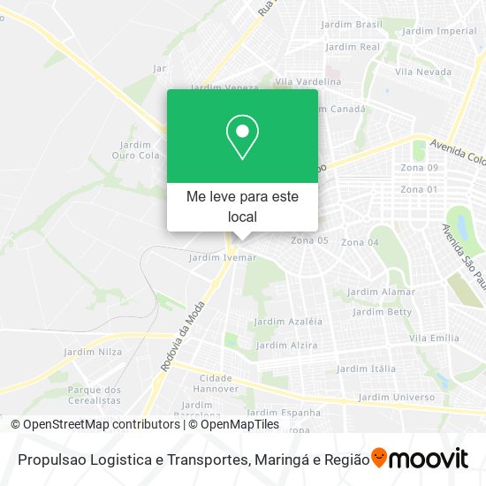 Propulsao Logistica e Transportes mapa