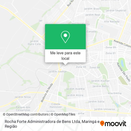 Rocha Forte Administradora de Bens Ltda mapa