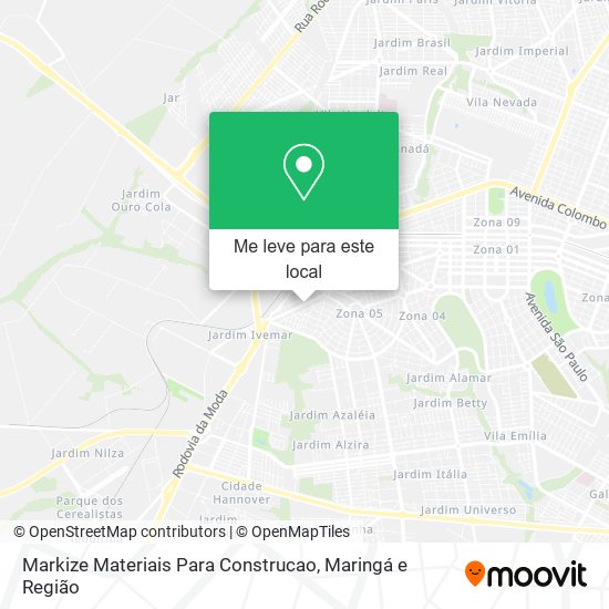 Markize Materiais Para Construcao mapa