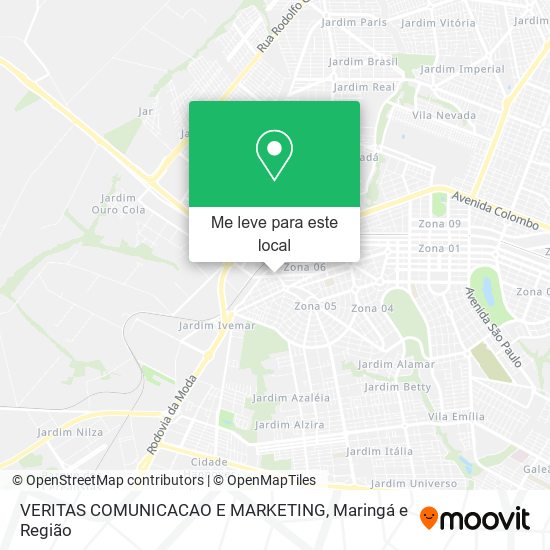 VERITAS COMUNICACAO E MARKETING mapa