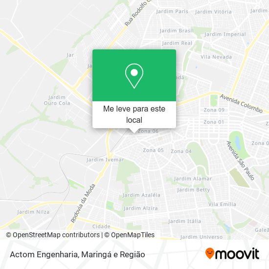 Actom Engenharia mapa