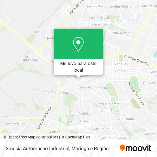 Smecia Automacao Industrial mapa