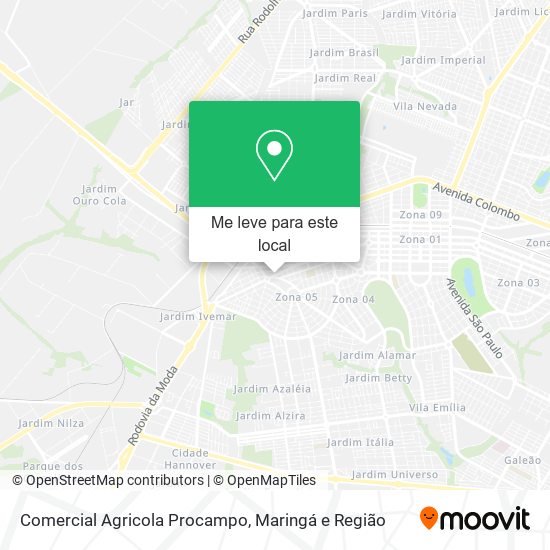 Comercial Agricola Procampo mapa