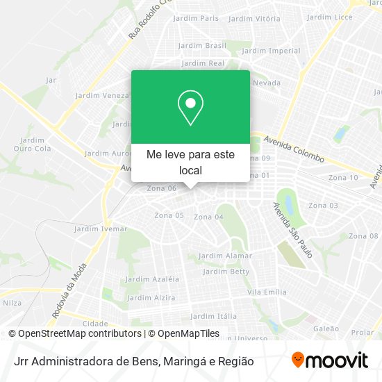 Jrr Administradora de Bens mapa