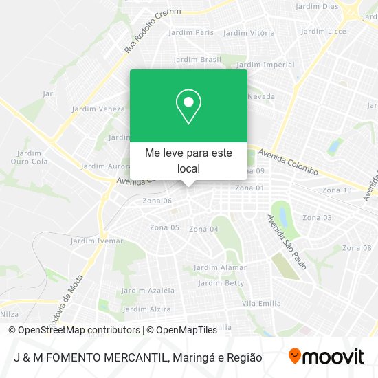 J & M FOMENTO MERCANTIL mapa