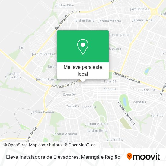 Eleva Instaladora de Elevadores mapa