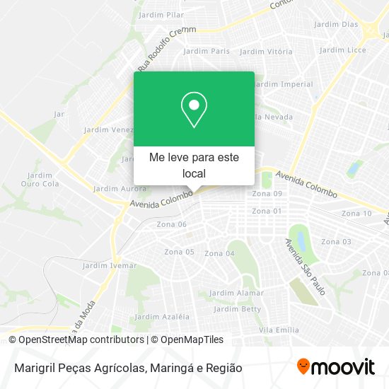 Marigril Peças Agrícolas mapa