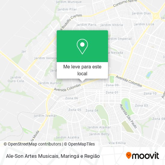 Ale-Son Artes Musicais mapa