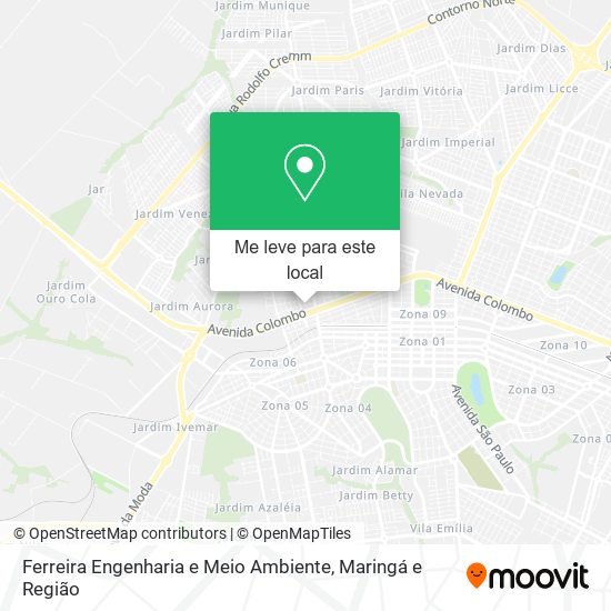 Ferreira Engenharia e Meio Ambiente mapa