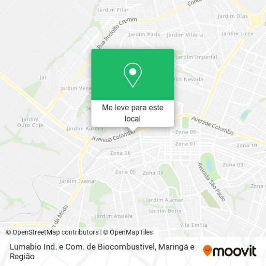 Lumabio Ind. e Com. de Biocombustivel mapa