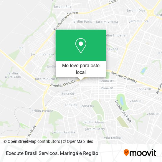 Execute Brasil Servicos mapa