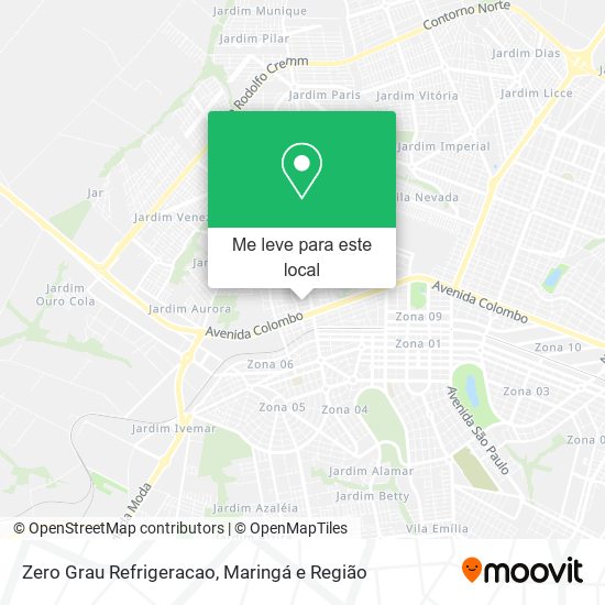 Zero Grau Refrigeracao mapa