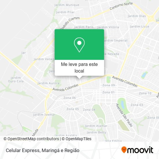 Celular Express mapa