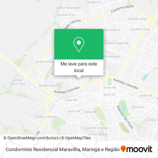 Condominio Residencial Maravilha mapa