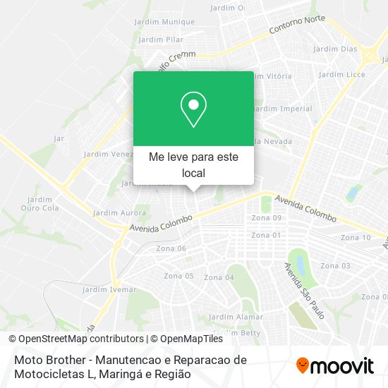 Moto Brother - Manutencao e Reparacao de Motocicletas L mapa