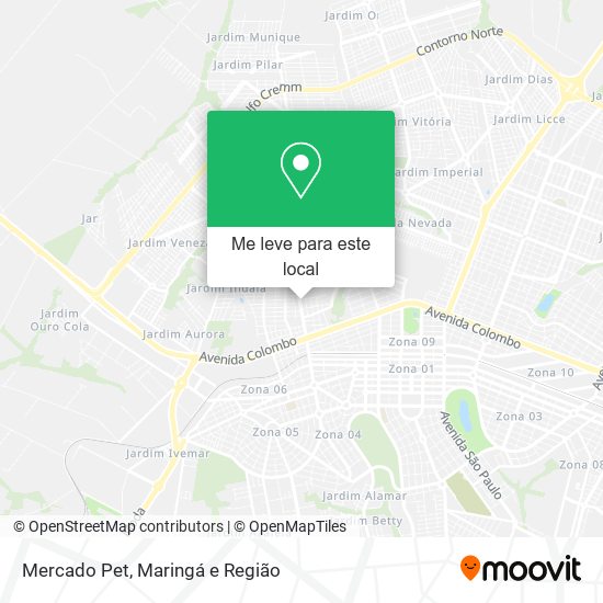 Mercado Pet mapa