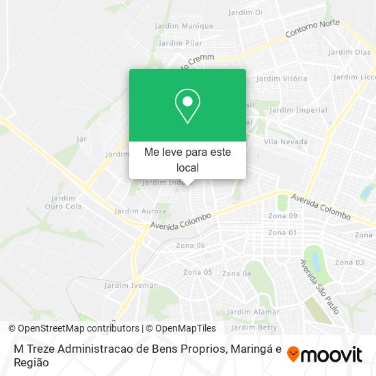 M Treze Administracao de Bens Proprios mapa