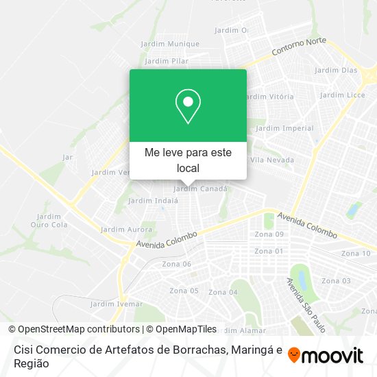 Cisi Comercio de Artefatos de Borrachas mapa