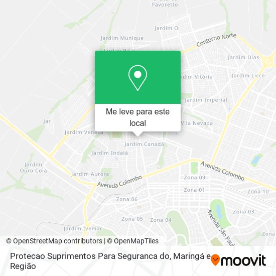 Protecao Suprimentos Para Seguranca do mapa