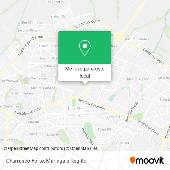 Churrasco Forte mapa