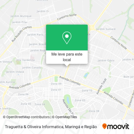Traguetta & Oliveira Informatica mapa