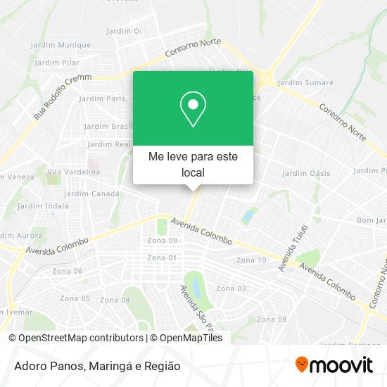 Adoro Panos mapa