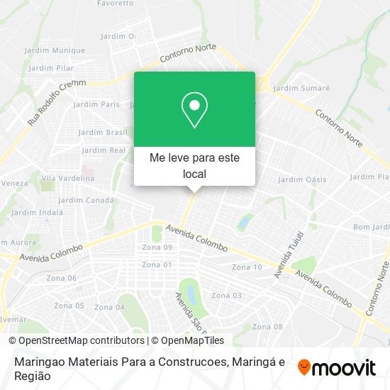 Maringao Materiais Para a Construcoes mapa