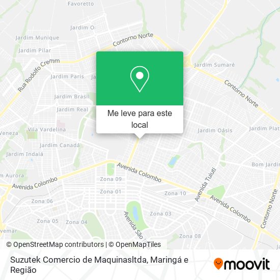 Suzutek Comercio de Maquinasltda mapa