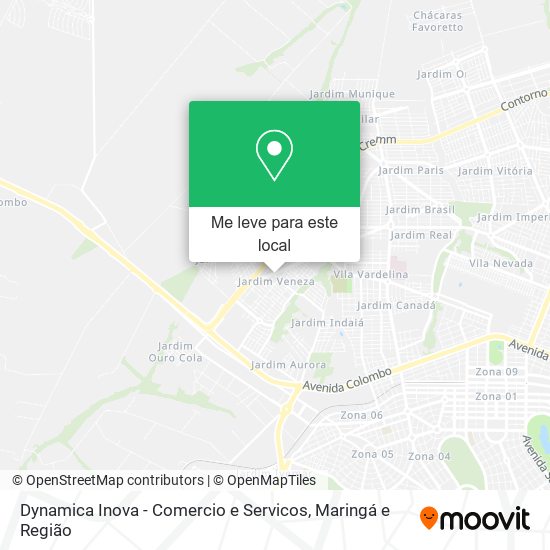 Dynamica Inova - Comercio e Servicos mapa