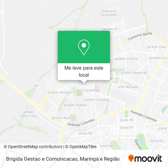 Brigida Gestao e Comunicacao mapa