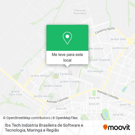 Ibs Tech Indústria Brasileira de Software e Tecnologia mapa