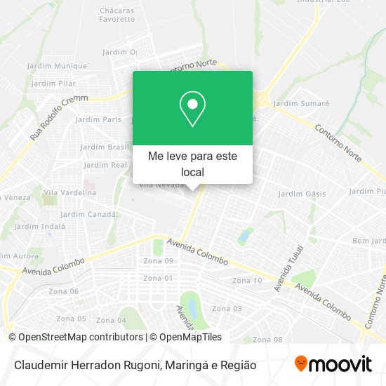 Claudemir Herradon Rugoni mapa