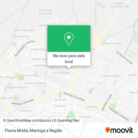 Flavia Moda mapa