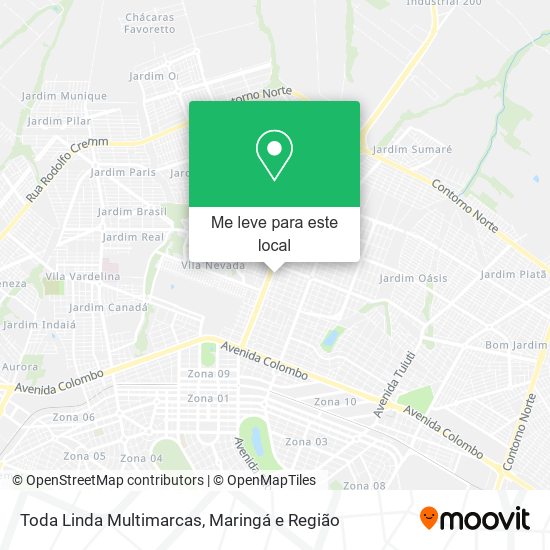 Toda Linda Multimarcas mapa