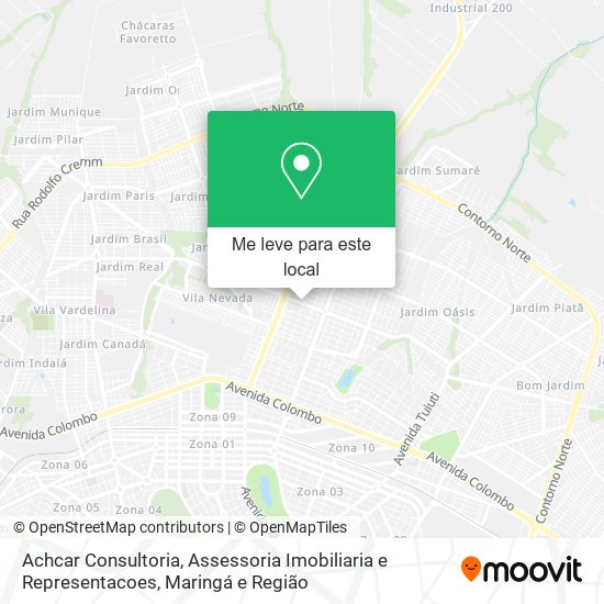 Achcar Consultoria, Assessoria Imobiliaria e Representacoes mapa