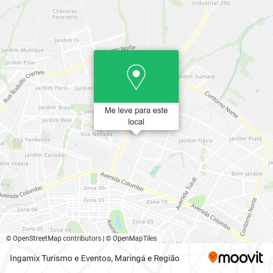 Ingamix Turismo e Eventos mapa