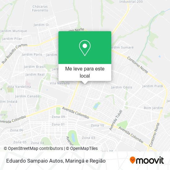 Eduardo Sampaio Autos mapa