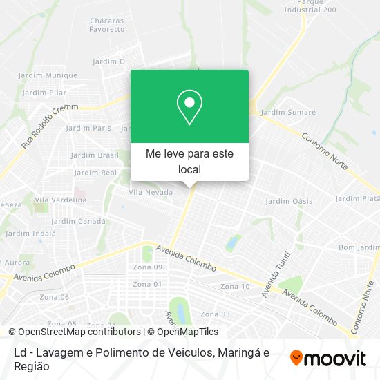 Ld - Lavagem e Polimento de Veiculos mapa