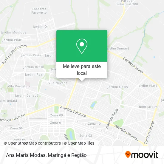 Ana Maria Modas mapa