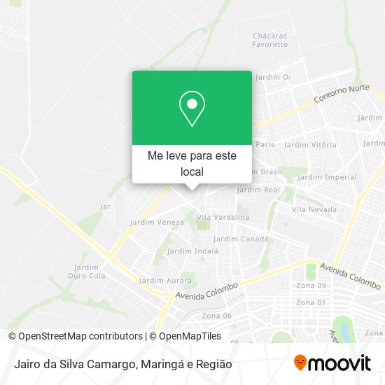 Jairo da Silva Camargo mapa